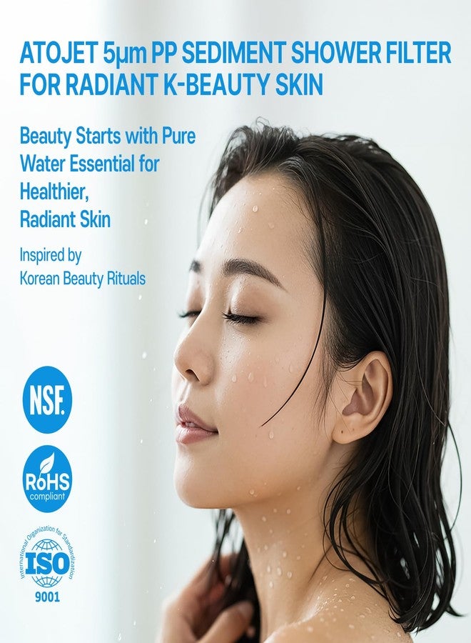 Atojet Showerhead Replacement Filters Inspired By Korea's Beauty Culture | Pure Sediment Filters (Head 6pcs+Body 6pcs) for use with AJ-8200 / AJ-8200MC - Image 2