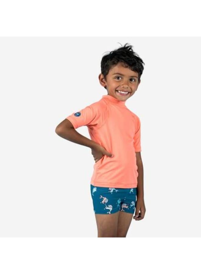 NABAIJI Baby UV-protection short sleeve T-shirt - Coral - Image 1