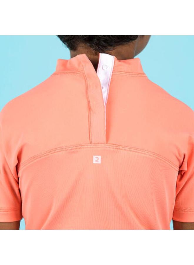 NABAIJI Baby UV-protection short sleeve T-shirt - Coral - Image 4