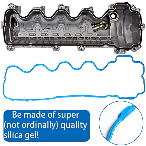 HIHIAV VS50664R for Ford F150 5.4 Valve Cover Gasket Seal Expedition Explorer Mustang Lincoln Mark Navigator Mercury 4.6L 5.4L Head Gasket Seal F-150 F250 F350 2004 2005 2006 04 05 06 VS50372 VCF330-C - Image 3