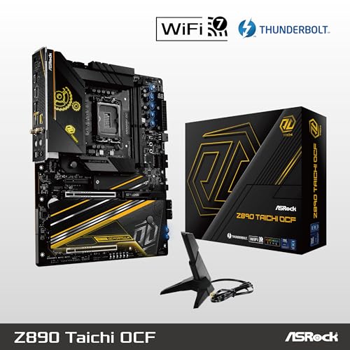 ASRock Z890 Taichi OCF Intel Core Ultra LGA1851 RL-ILM ATX Motherboard DDR5 10133 MHz 128 GB WiFi 7 Thunderbolt - Image 3