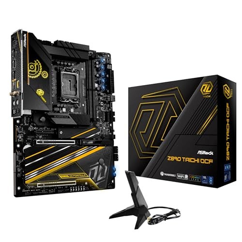 ASRock Z890 Taichi OCF Intel Core Ultra LGA1851 RL-ILM ATX Motherboard DDR5 10133 MHz 128 GB WiFi 7 Thunderbolt - Image 1