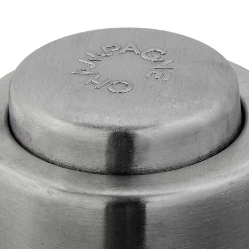 Cilio Stainless Steel Champagne Sealer, Bottle Stopper for Sealing Champagne Bottles Large - Image 4