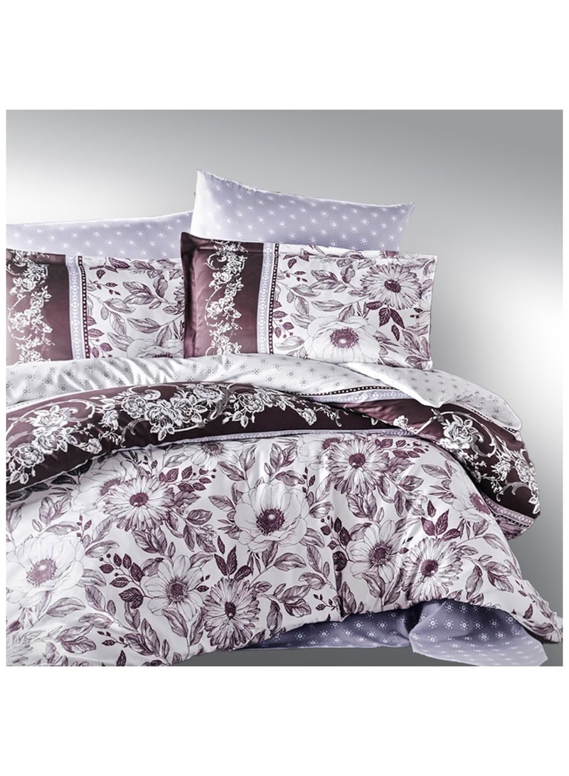 Family Bed Flat Bed sheet Set Cotton 4 pieces size 240 x 250 cm Model 193 from Family Bed - Image 2