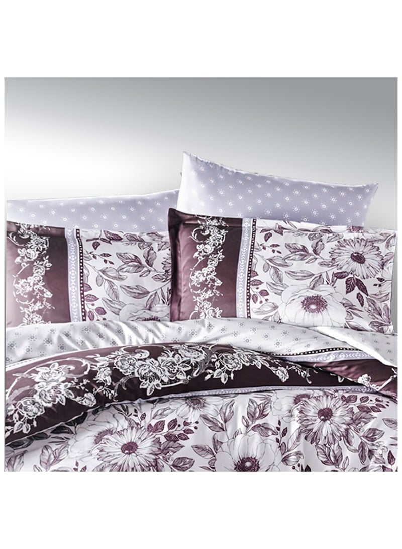 Family Bed Flat Bed sheet Set Cotton 4 pieces size 240 x 250 cm Model 193 from Family Bed - Image 5
