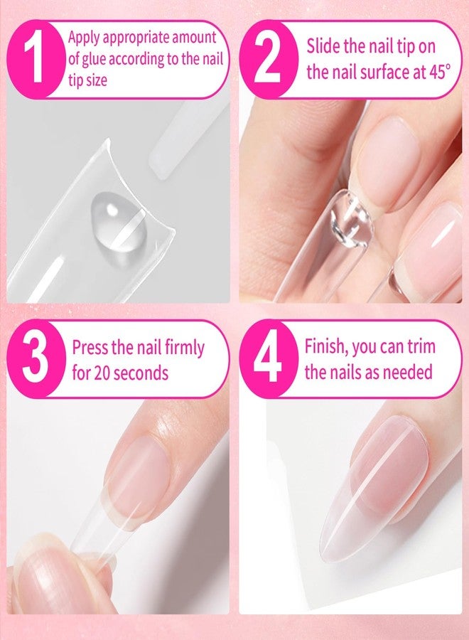 RAQEHO Nail Glue for Press Ons - 18Pcs Super Strong Nail Glue for Acrylic Nails Fast Drying pega para uñas Techs Stuff Nail Bond Adhesive for Stick Press On Nails French Tip Toe Nail Broken Repair - Image 3