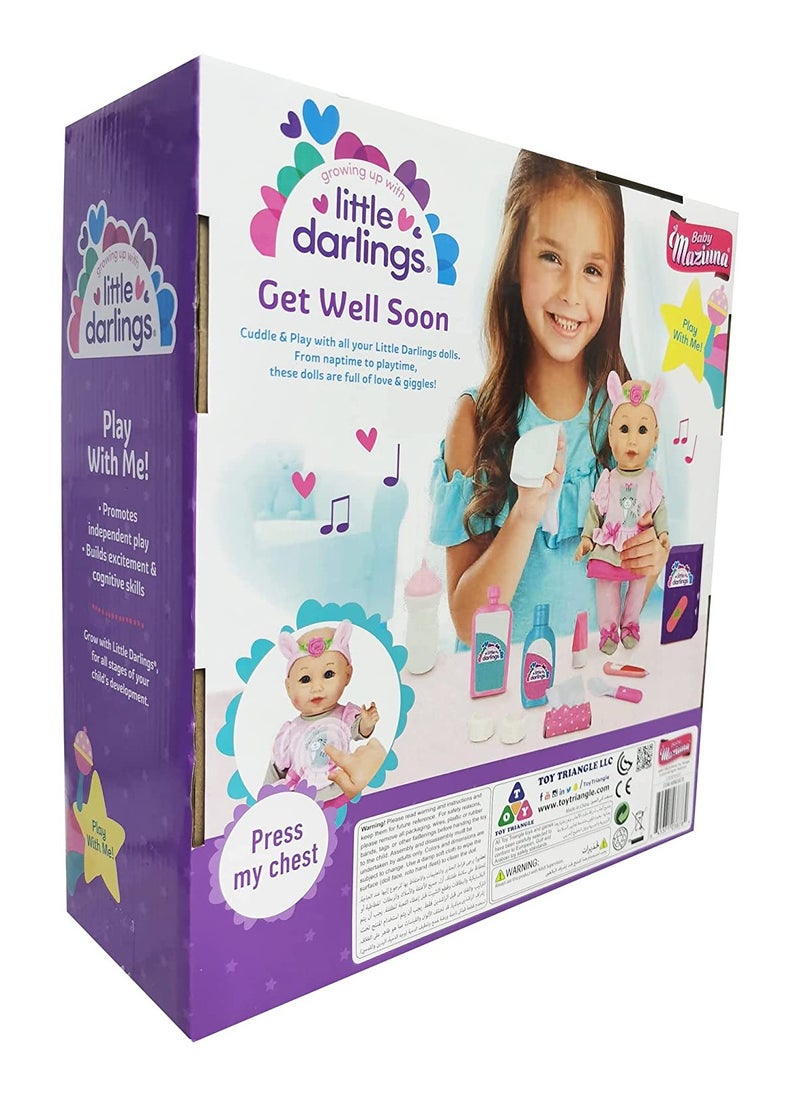 Baby Maziuna Get Well Soon Doll With Accessories  - Image 4