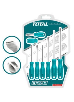 TOTAL Screwdriver Set, 8 Pieces 