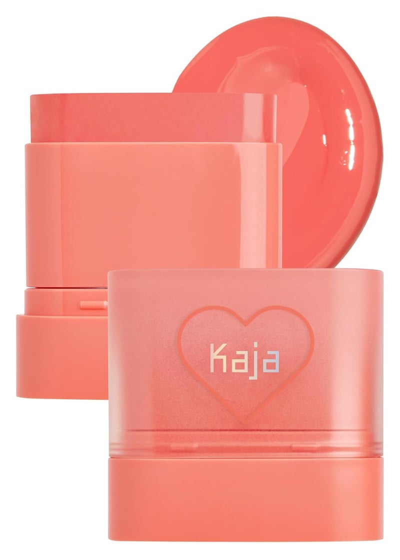 KAJA Cheek  Lip  Dewy Bar 03 Peach Cobbler  Creamy Blusher and Balm MultiStick 45 Moisturizing Oil Apple Extract VitaminHyaluronic Acid Infused High Shine NonSticky Easy Blending 10g