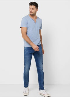 Henley Neck T-Shirt - pzsku/ZBC18228EAEEF3659A125Z/45/_/1699506675/8146e813-f99f-4b68-8720-f6aa50e961ff