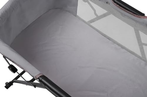 Knlpruhk شريحة سرير من الحرير 17" × 33" (100% حرير توت نقي) – جيب عميق 4" (ساتان) - ألياف عالية الجودة 19 مومي 6A لشعر الأطفال لوسائد/مراتب على شكل ساعة رملية، بيضاوي، مستطيل رمادي - Image 4