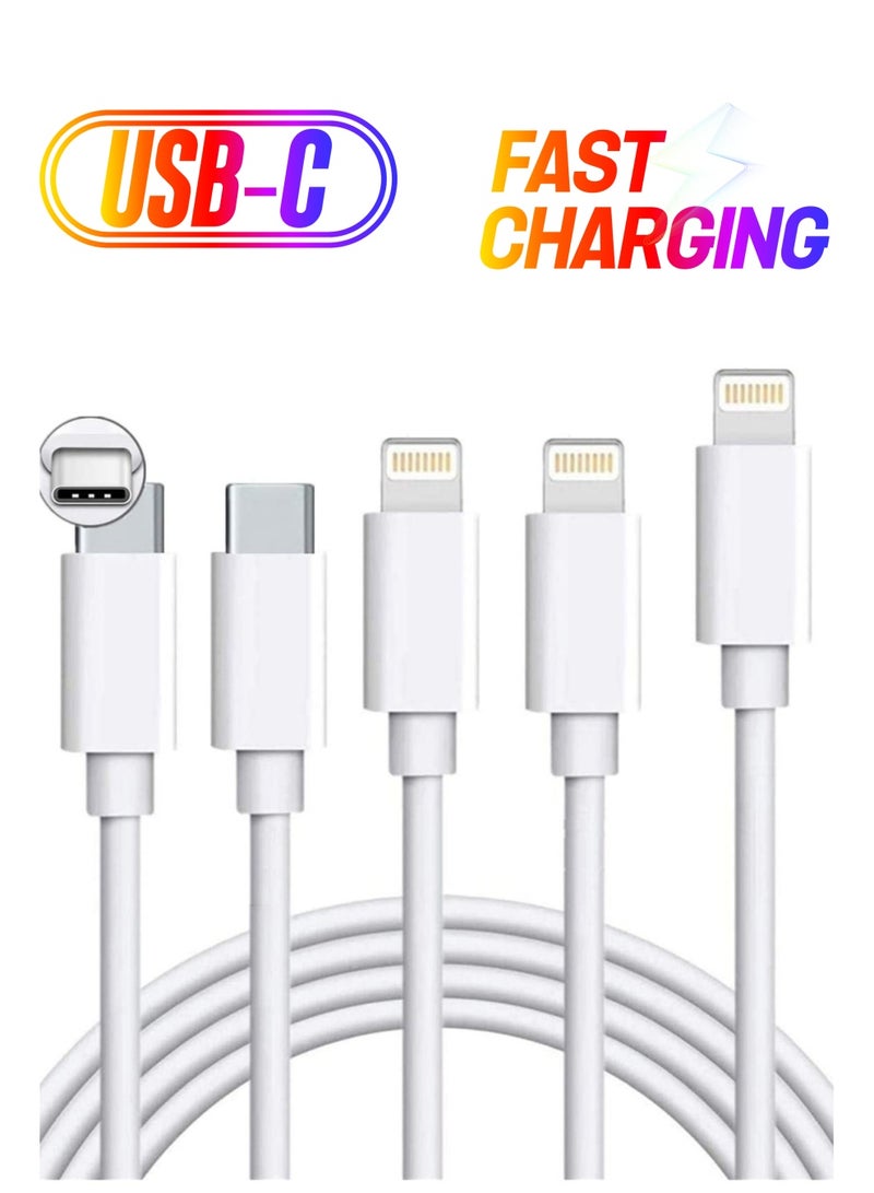 MFi Certified USB C to iPhone 12 Lightning Cable Charger,5Pack 3FT//Type C Lightning Cord Support Fast Power Delivery Wire Compatible iPhone 14 Pro Max/13/11/XS - Image 1