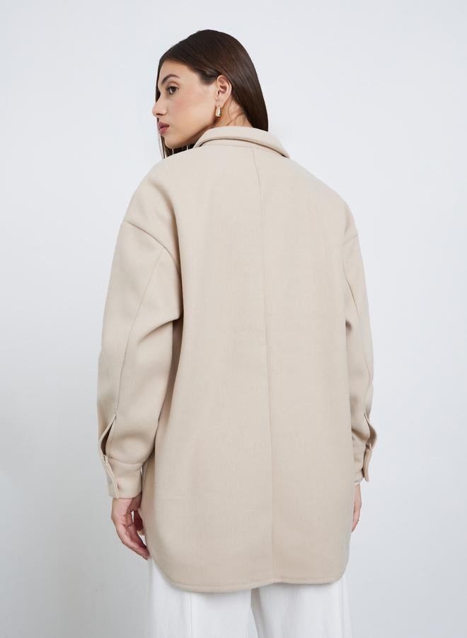 ستايلي جاكيت طويل بقصة فضفاضة - Image 5