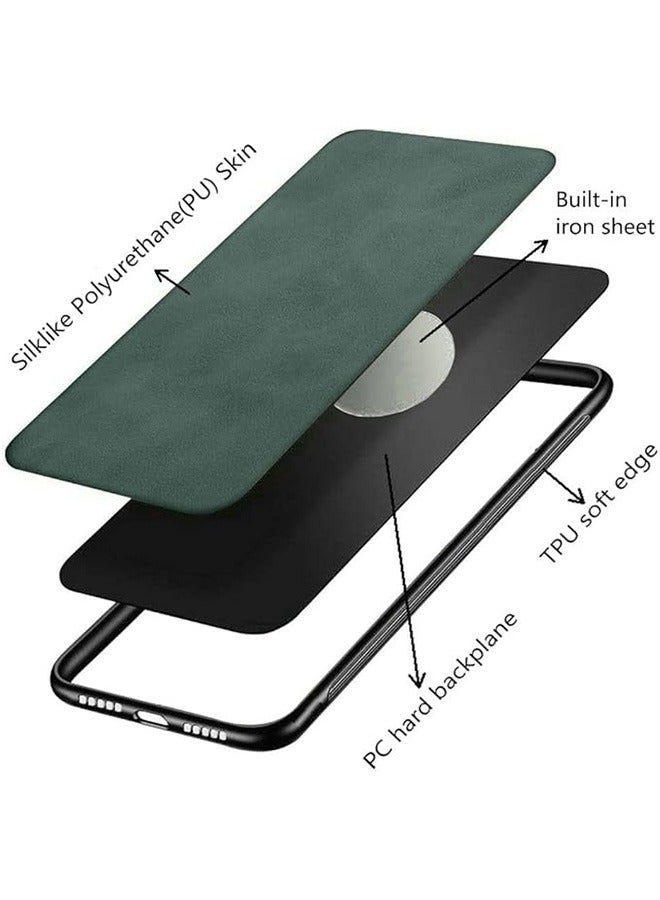 OnePlus 12 حالة الهاتف المحمول ، الهاتف المحمول حالة صدمة ، حماية ضد السقوط ، بو + تبو + كمبيوتر مواد ذات جودة عالية ، ومناسبة ل OnePlus 12 المدمج في لوحة معدنية تغطي الوفير - الأخضر - Image 3