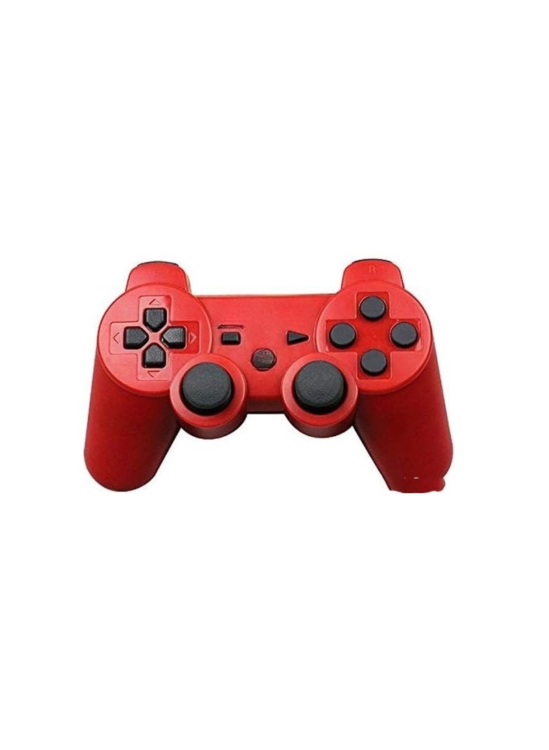 Wireless Bluetooth Game Controller – Red – Rechargeable Gamepad with Dual Vibration 