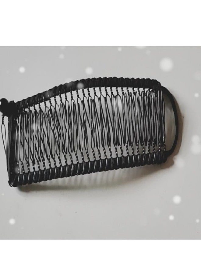 ccHuDE 2 Pcs Banana Hair Clips Stretch Hair Combs Banana Clip Ponytail Holders Large Clincher Combs Double Comb Hair Clips for Women Girls - Image 2