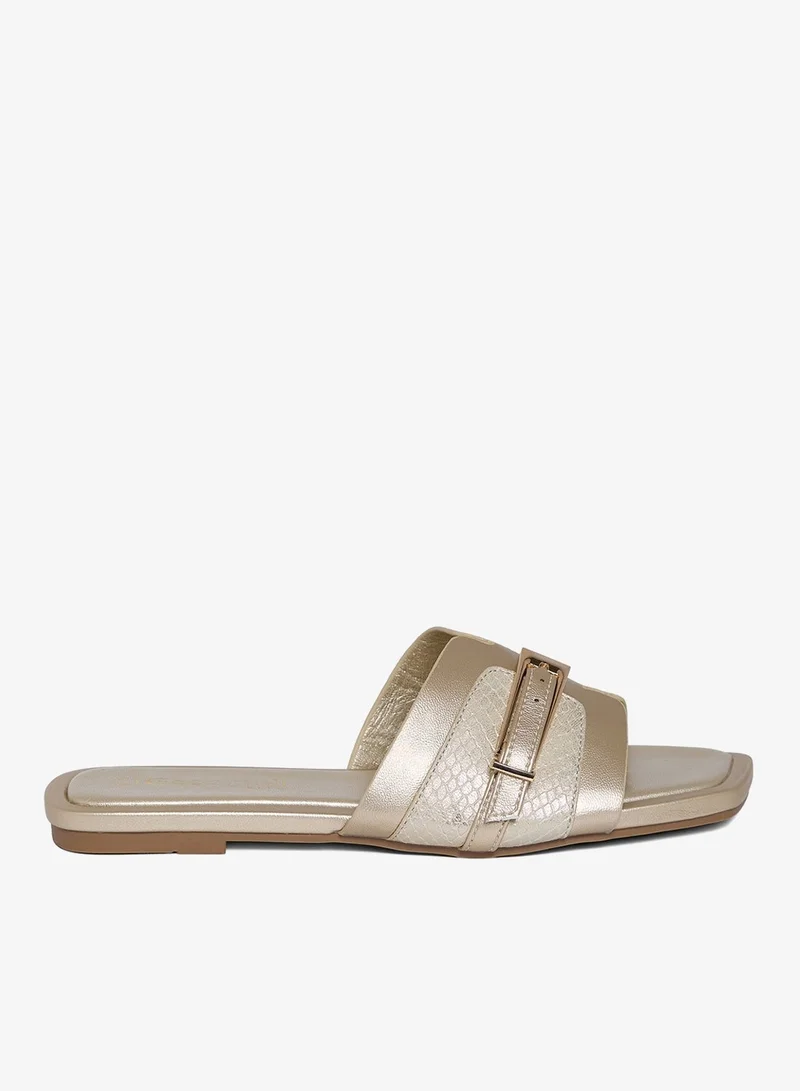 Geoomnii Geoomnii Flat Sandals for Women – Comfortable Slip-On Casual Summer Sandals for Daily Wear, Walking & Travel