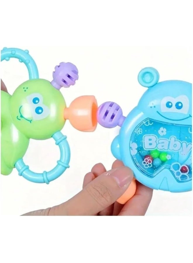 Baby Rattle & Teether Sensory Play Set (7 Pieces) - Safe & Stimulating Toys for Infant Development - Image 2