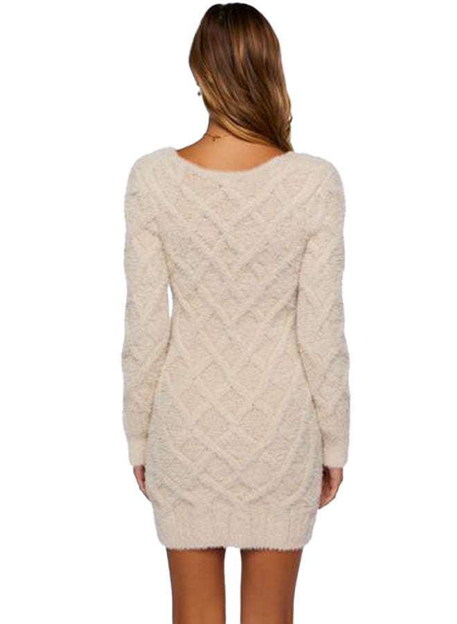 FOREVER 21 Fuzzy Knit Sweater Mini Dress - Image 3