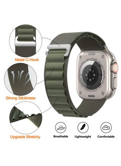 BORTONY Apple Watch Band Alpine Loop Band 38mm 40mm 41mm Pack of 2 for Men Women Nylon Woven Sport Strap Compatible with iWatch Series 8 Ultra 7 SE 6 5 4 3 2 1  - Image 3