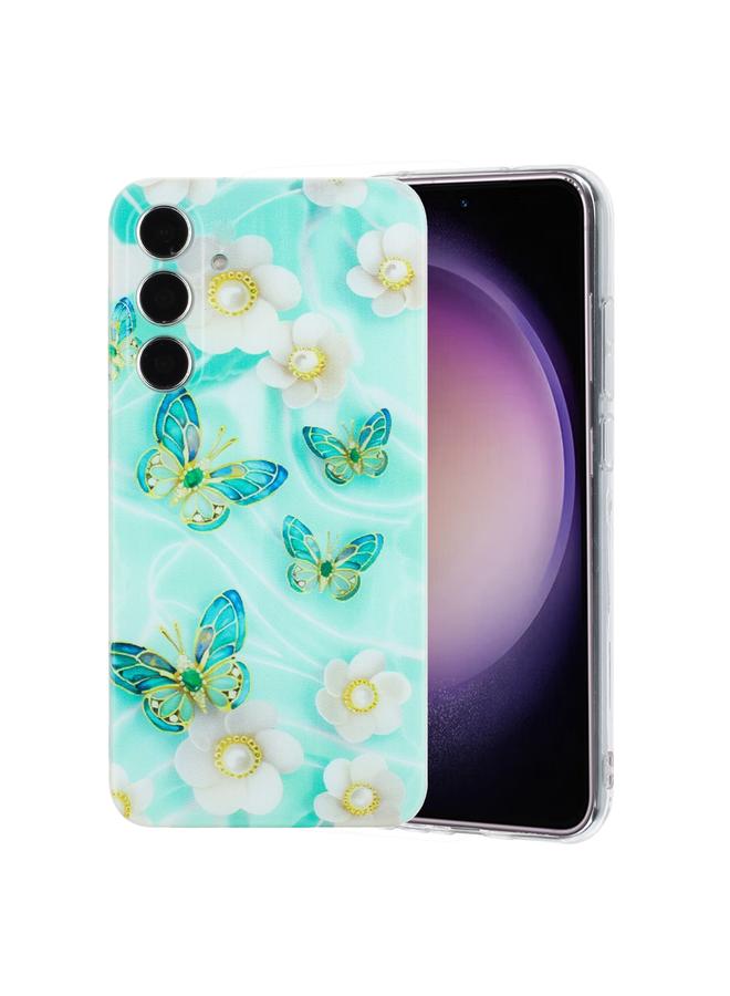 اس-توب جراب لهاتف Samsung Galaxy A14 4G / 5G جراب هاتف TPU بنمط رسم ملون - Image 1