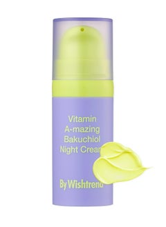 By Wishtrend BY WISHTREND Vitamin A-mazing Bakuchiol Retinal Night Cream (0.35 Ounce (Pack of 1))  - Image 1