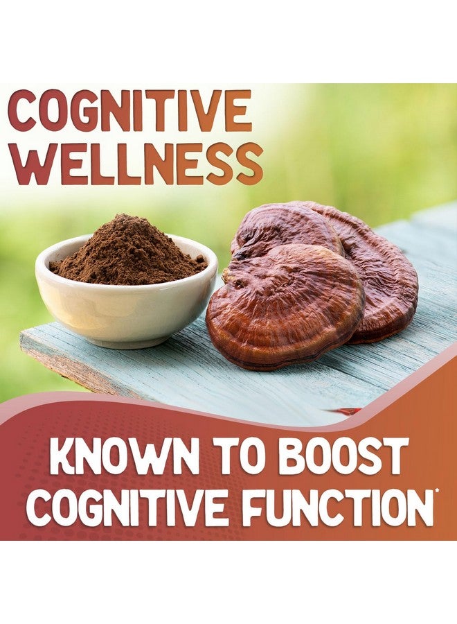 XPRS Nutra Reishi Mushroom Capsules - 180 Count Red Reishi Mushroom Capsules - 3 Month Supply Real Mushrooms Reishi Supplement Pills for Cognitive and Immune Boost - Mushroom Reishi Hongo Reishi Organico - Image 3