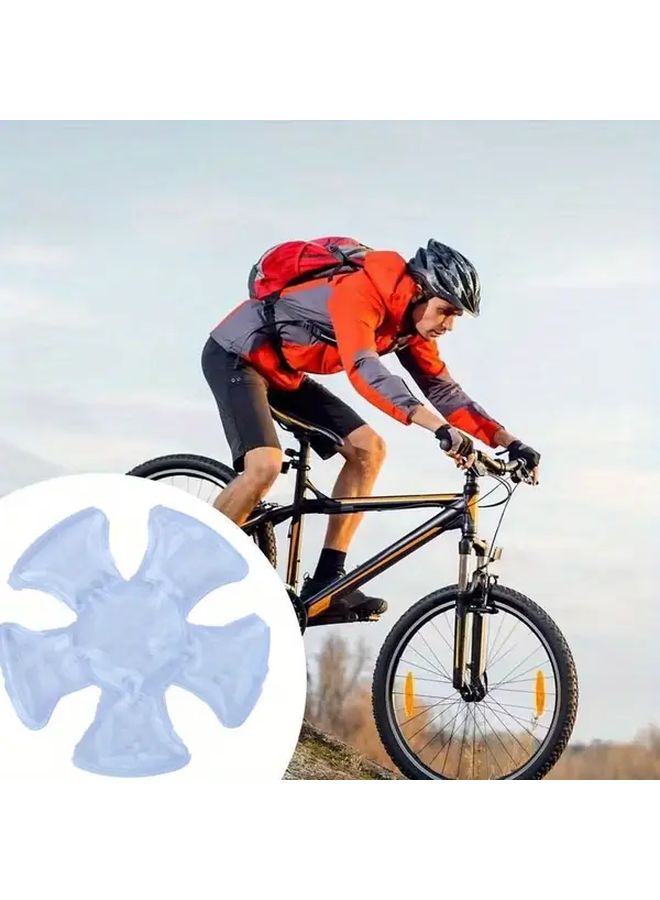White PVC Cooling Gel Pad Reusable For Sports Fitness Travel Helmets Hands Legs - Image 3