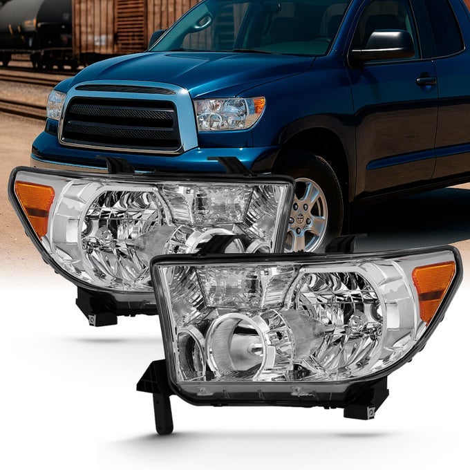 Fits 20072013 Toyota Tundra 20082017 Sequoia Oe Style Headlight Assembly Pair