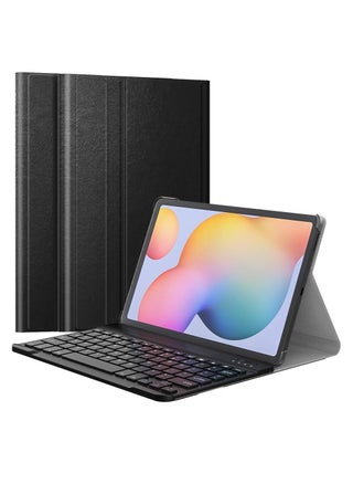 Keyboard Case Compatible with Galaxy Tab S6 Lite 2020, PU Tablet Cover Shell Case with Removable Wireless Keyboard Fit Samsung Galaxy Tab S6 Lite 10.4 2020 SM-P610/P615, Black - pzsku/ZBC191A4ACF4926CD19B9Z/45/_/1704747607/492f3849-13c3-408d-83f8-d25e3b1bc671