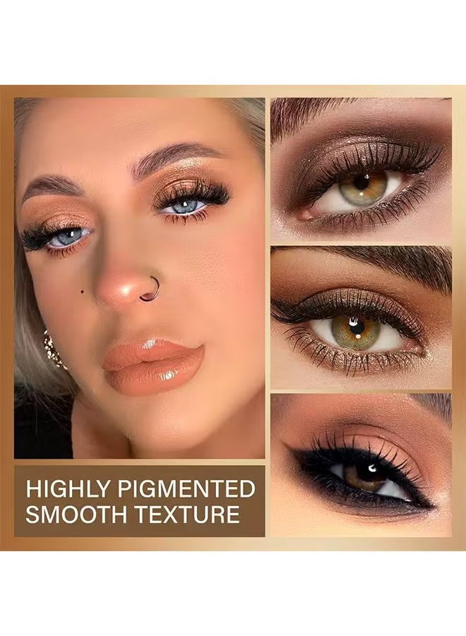 مافيك Desert Highlight & Bronzer Palette و Contour Palette: الأنف والوجه وظل العين المدمج لنحت وإضاءة وتجميل لون الجلد #01 - Image 5