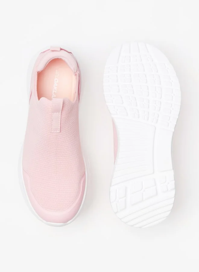 Oaklan by Shoexpress Girl's Textured Slip-On Sports Shoes