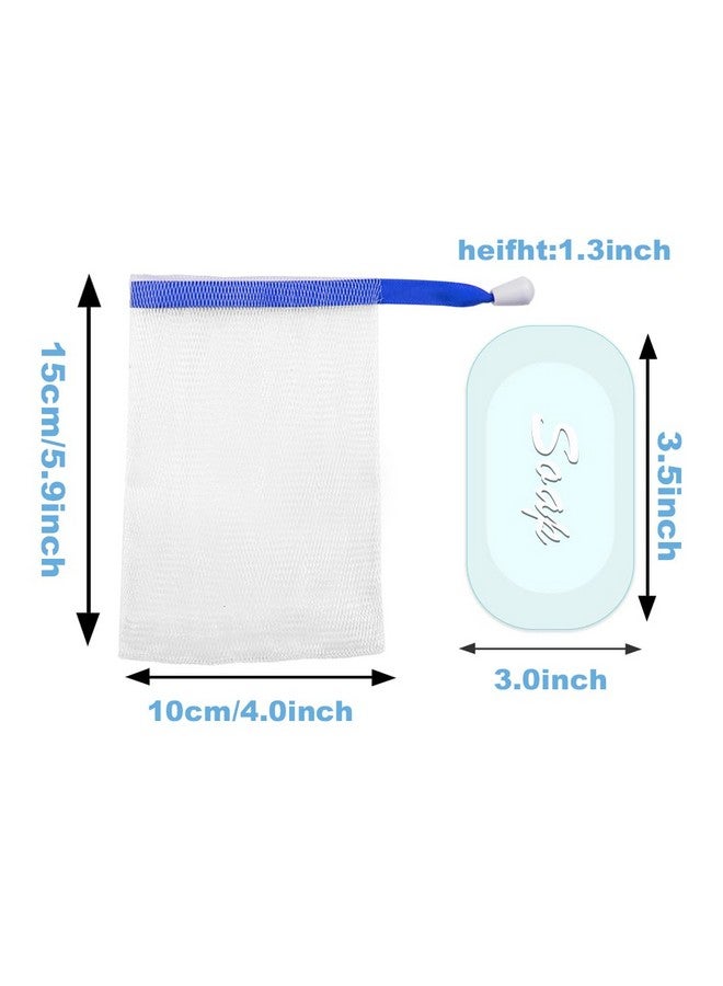ELANE 20 Pcs Soap Mesh Bag,Mesh Soap Bags For Soap Bars,Soap Exfoliating Bag Soap Saver Bag For Foaming And Drying,Hangable (Random Colors) - Image 2