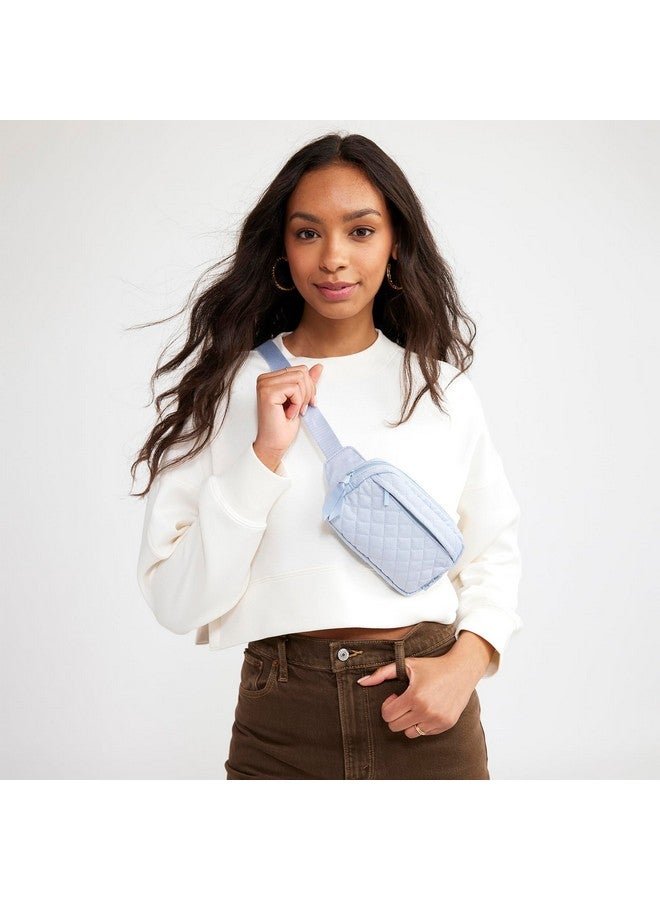 Vera Bradley Women'S Denim Mini Belt Bag Sling Crossbody Light Denim One Size - Image 3