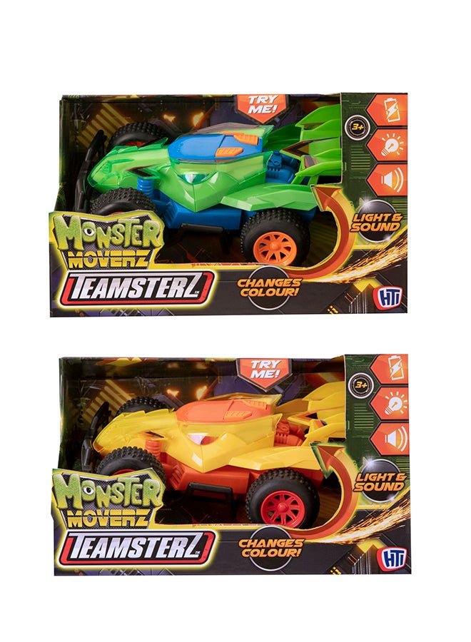 تيم ستيرز شاحنة الديناصور  مع 2 سيارة + 2 ديناصور - Image 3