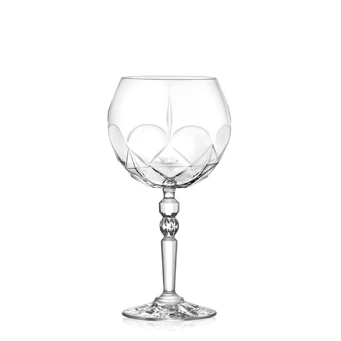 SET OF 6 GOBLETS IN CRYSTALLINE GLASS FOR GIN TONIC CL 58 ALKEMIST SIZES CM 208H DIAM108