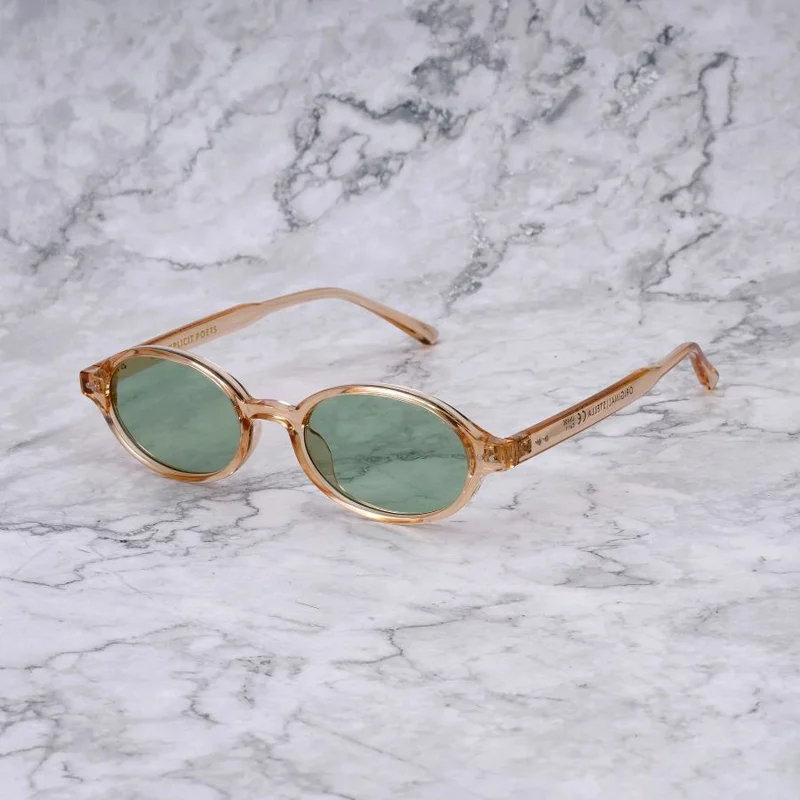  اكسبليست باوتس EXPLICIT POETS 29EP8-STELLA CHAMPAGNE-LIGHT GREEN SUNGLASSES