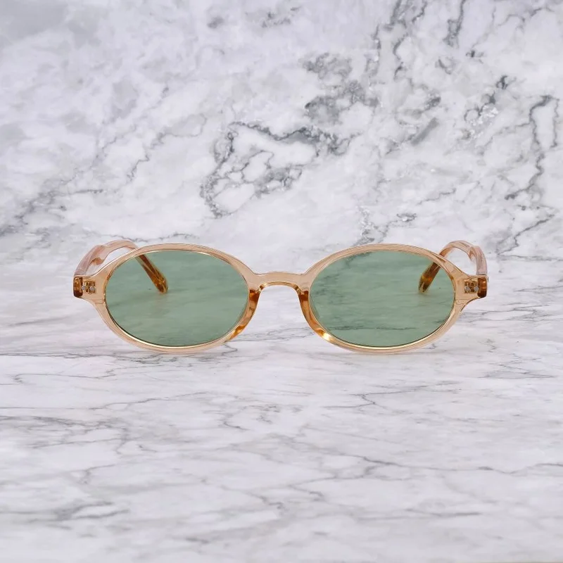  اكسبليست باوتس EXPLICIT POETS 29EP8-STELLA CHAMPAGNE-LIGHT GREEN SUNGLASSES