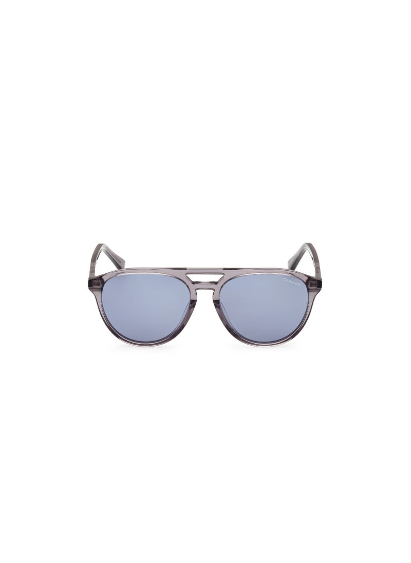 GANT Men's UV Protection Pilot Shape Acetate Sunglasses GA722320V54 - Lens Size: 54 Mm - Grey  - Image 2