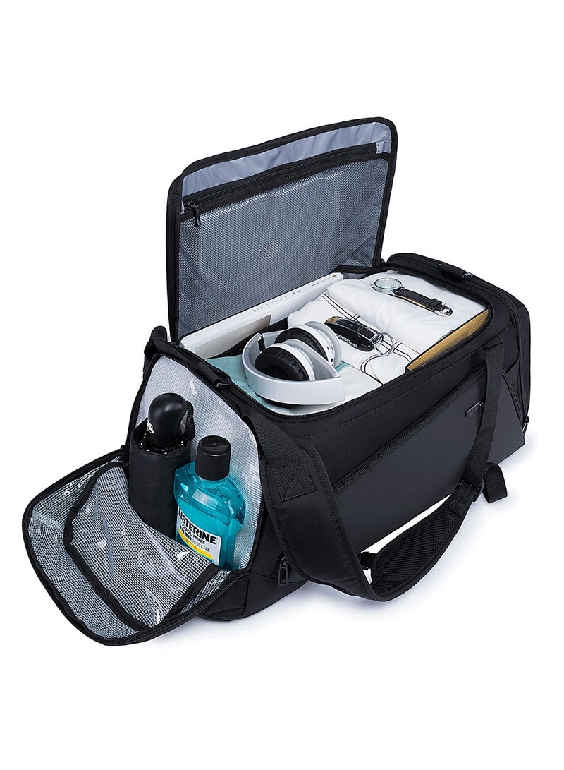 Bange stylist toiletry sport bags gym men waterproof travel duffel bag 1917 Black - Image 4