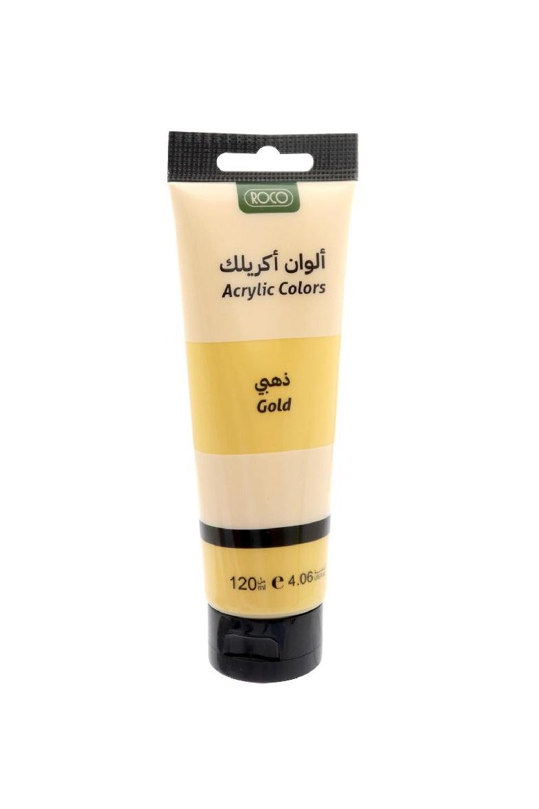 روكو طلاء أكريليك ذهبي ١٢٠ مل