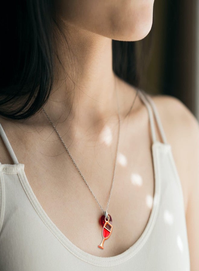 RechicGu 90pcs Love Valentine's Day Charms Heart Red Lips Key Wine Glasses One Hole Pendant Jewelry Making DIY Necklaces Bracelets Keychains Earrings Gifts - Image 3