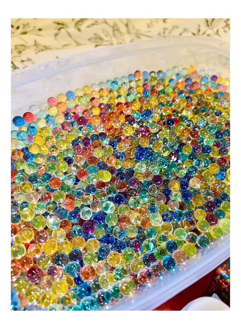 Water Bullets Beads Refill Ammo Water Balls Beads for Water Blaster Gun Toys, Non-Toxic Water-Based Balls Bullet Multicolour, 20,000 pcs  - Image 5