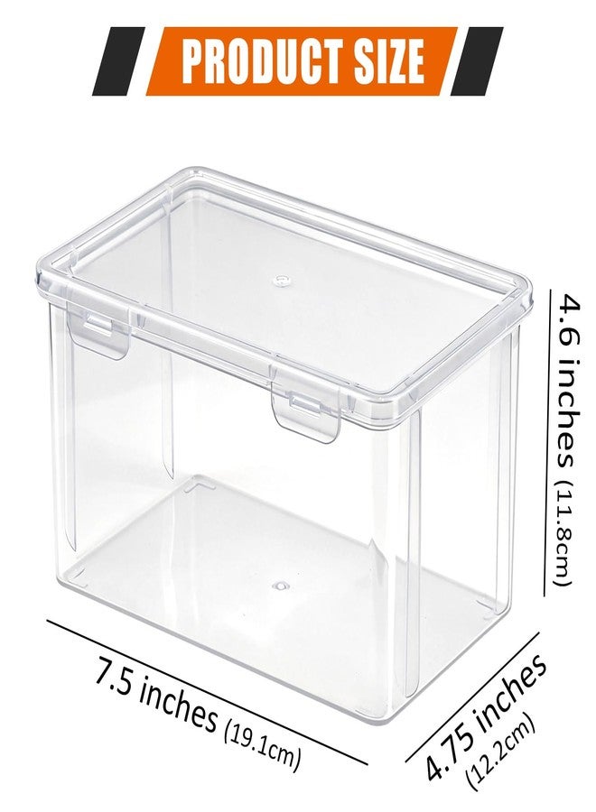 tutata Plastic Video Game Holder, Game Disc Storage Box Compatible with Switch Game Holder - Clear - Image 2