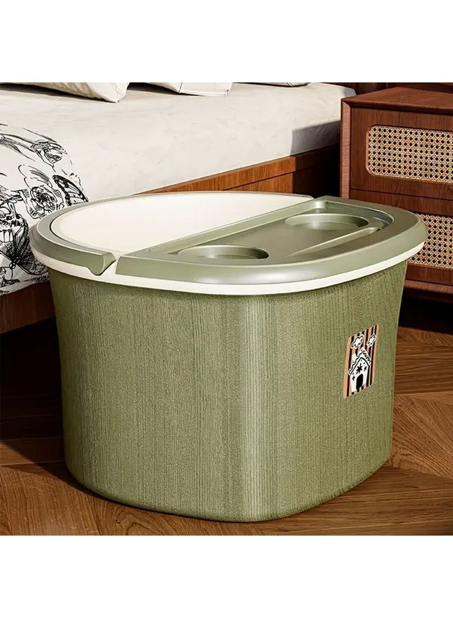 Brown Portable Foot Spa Bath Tub with Massage Rollers Easy Fill Design for Home Use - Image 3