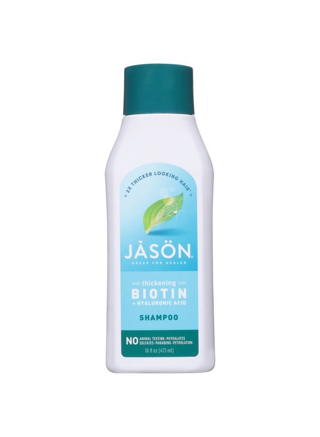 Jason Natural Products Natural Biotin Shampoo, 473ml - Image 1