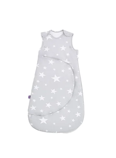 Snuz Pouch Sleeping Bag For Infant And Baby 2.5 Tog Clever Nappy Change Zip 100% Cotton Suitable From 0 To 6 Months Maximum Baby Length 68 Cmwhite