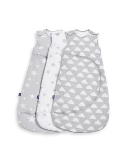 Snuz Pouch Sleeping Bag For Infant And Baby 2.5 Tog Clever Nappy Change Zip 100% Cotton Suitable From 0 To 6 Months Maximum Baby Length 68 Cmwhite  - Image 4