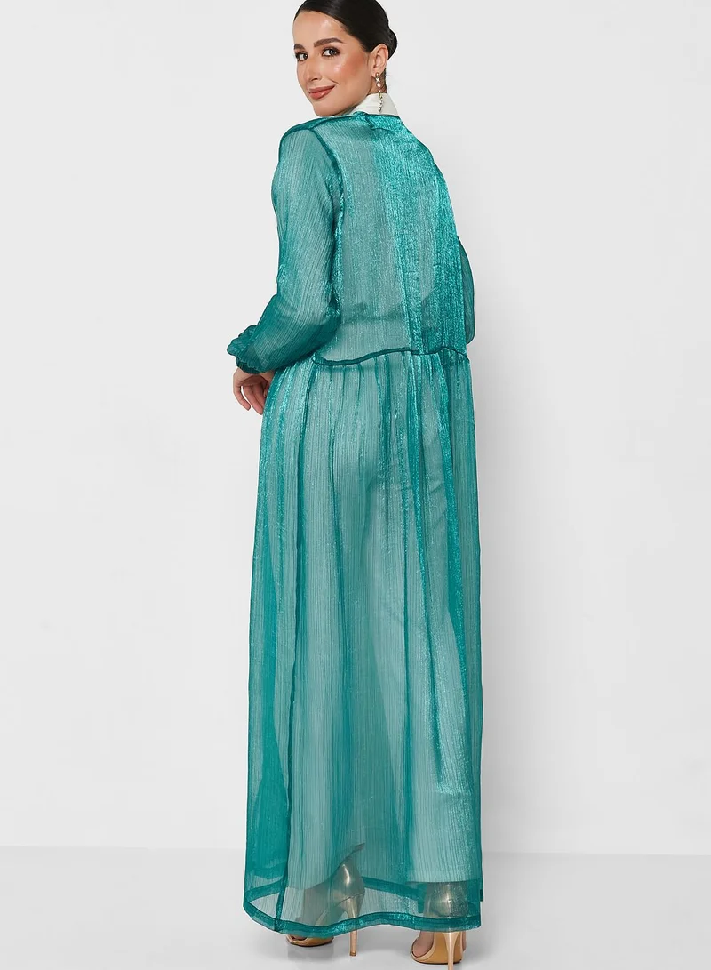 Khizana Sheer Abaya With Sheila