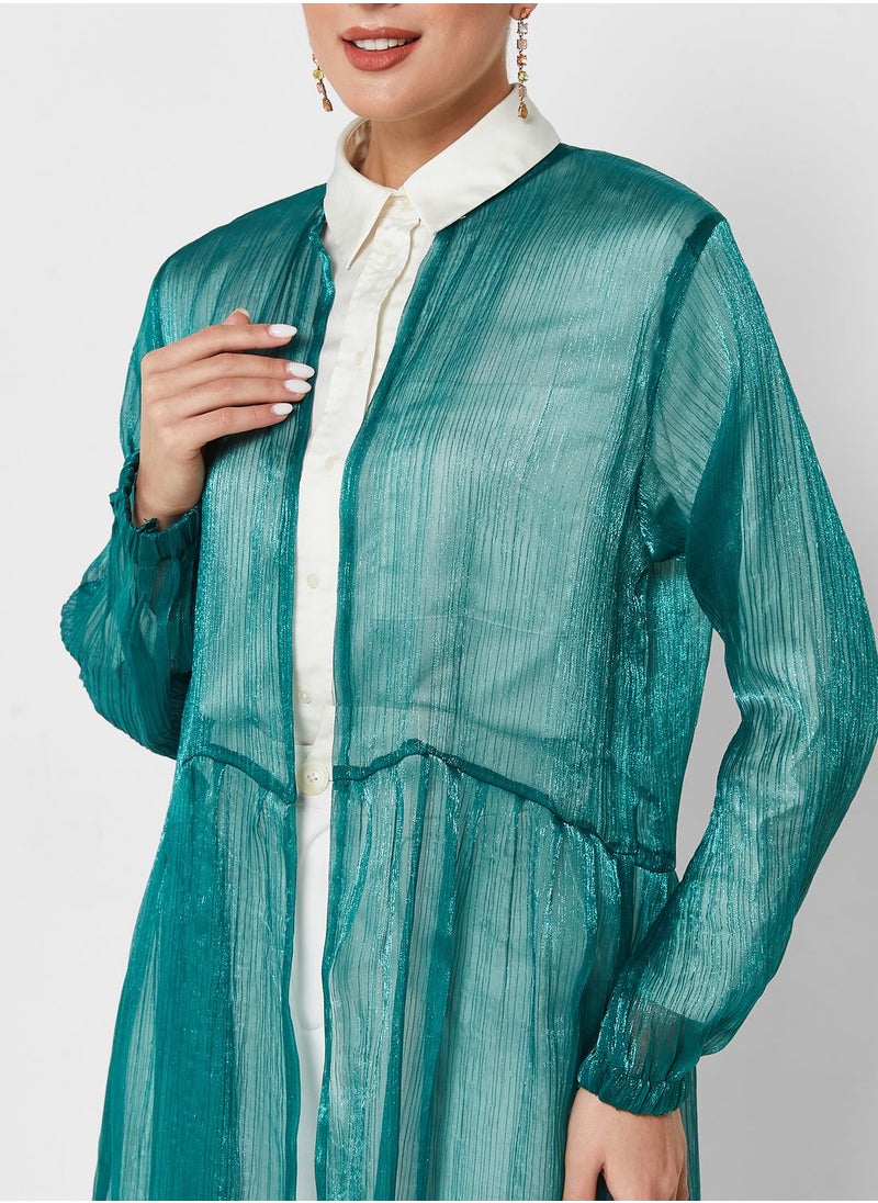 Khizana - Sheer Abaya With Sheila - Image 1